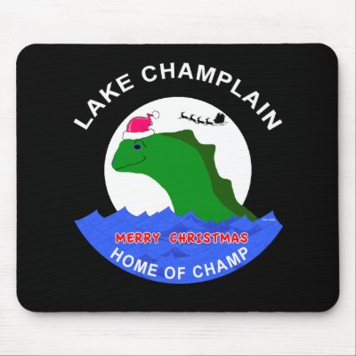 Champ wishes you a Merry Christmas! Mousepads by rpmwear