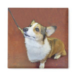 Champ with leash magnet Champ with leash magnet
