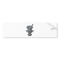 Champagne and Bucket Art Bumper Sticker