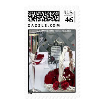Champagne and Roses postage by trene73 Champagne and Roses postage