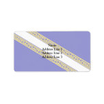 Champagne-Ardenne, France flag Custom Address Labels