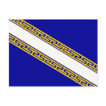 Champagne-Ardenne, France flag Postcards