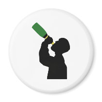 champagne birthday boozer magnets by Tomaniac champagne birthday boozer magnets