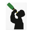 champagne birthday boozer postcards