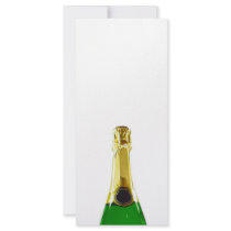 Champagne Bottle Rack Card
