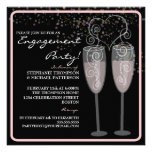 Champagne & Bubbles Engagement Party Invitation