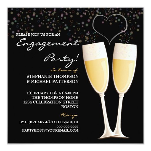 Champagne Bubbles Card Design Champagne Bubbles Card Design