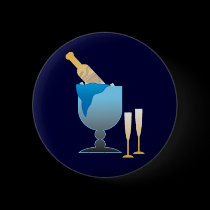 Champagne Bucket Buttons buttons