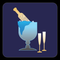 Champagne Bucket Stickers stickers