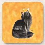 Champagne Cat Coaster