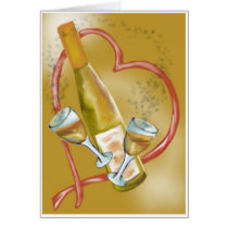 CHAMPAGNE, CELEBRATION CARD