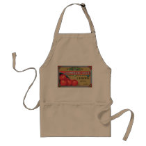Champagne Cider Vintage Apple Crate BBQ Apron aprons