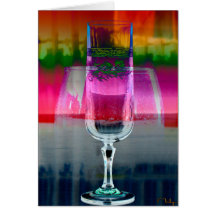 champagne cocktail greeting cards