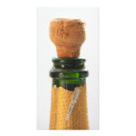 champagne cork photo card
