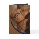 Champagne Corks Card - You're Invited card