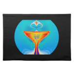 champagne custom placemats