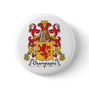Champagne Family Crest buttons