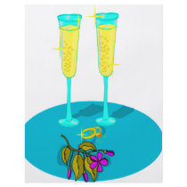 CHAMPAGNE FOR TWO flyers