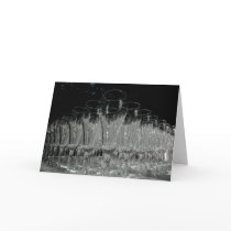 Champagne Glasses Card by exquisitephoto Champagne Glasses Card