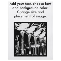 Champagne Glasses flyers