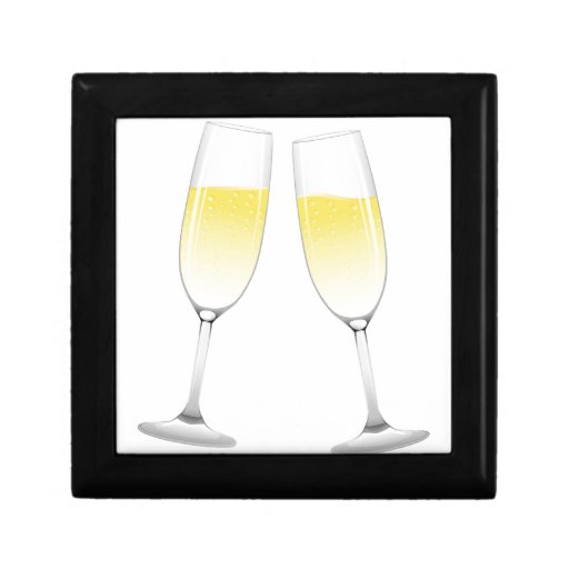 Champagne Glasses Gift Box Zazzle