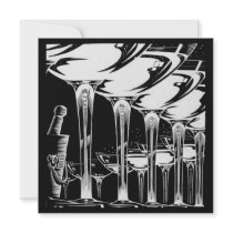 Champagne Glasses invitations by Cardgallery Champagne Glasses invitations