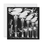 Champagne Glasses Personalized Invite