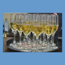 Champagne glasses photography