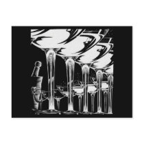 Champagne Glasses postcards