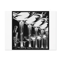 Champagne Glasses postcards