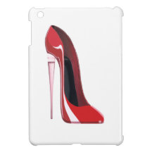 Champagne heel red stiletto shoe art