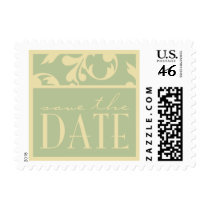 Champagne & Kiwi Save The Date Small Postage postage
