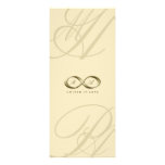 Champagne Love Infinity Hand Clasp Logo Wedding Custom Announcements