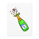 champagne postcard
