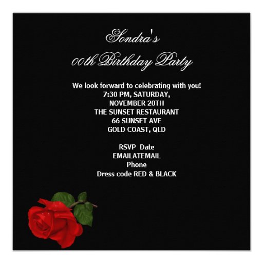Champagne Red Black Corset Shoes Tophat Personalized Invites