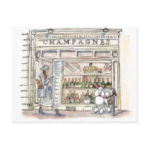CHAMPAGNE SAINT SULPICE POST CARD