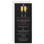 Champagne Toast Bachelorette Party Invitation