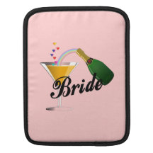 Champagne Toast Bride iPad Sleeve