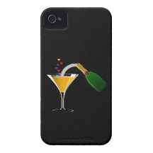 Champagne Toast iPhone 4 Case