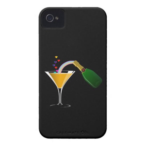 Champagne Toast iPhone 4 Case