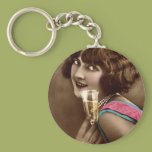 Champagne Toast Keychain