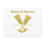 Champagne Toast Maid of Honor Gift Postcards