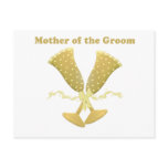 Champagne Toast Mother of Groom Postcard