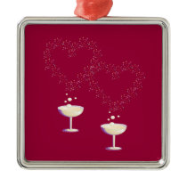 Champagne Toast Ornament ornaments