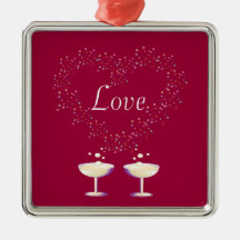 Champagne Toast Ornament