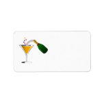 Champagne Toast Personalized Address Labels