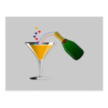 Champagne Toast Postcards