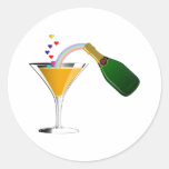 Champagne Toast Sticker