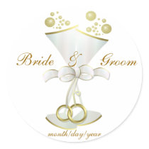 Champagne Toasts stickers