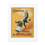 Champagne Viconte De Mouillac Postcards